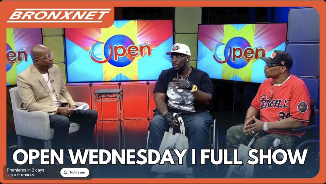 BronxNet interview with Sima Qadeer by Danial Lanzilotta on the program OPEN, aired July 8, 2026